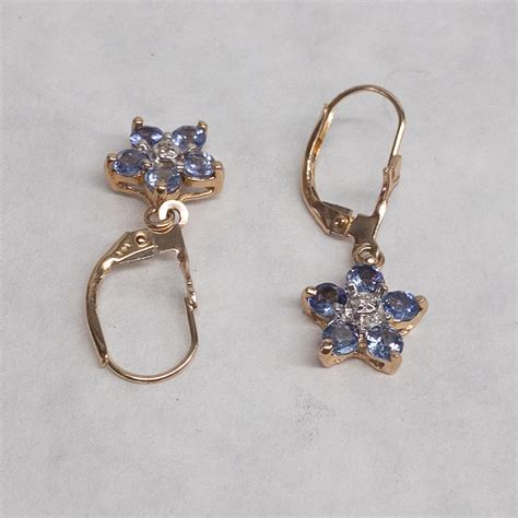 gold flower drop earrings dior|Women's Designer Earrings .